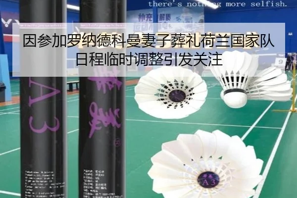 因参加罗纳德科曼妻子葬礼荷兰国家队日程临时调整引发关注